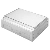 Cast concrete box for recessed 10 and 16 module IP40